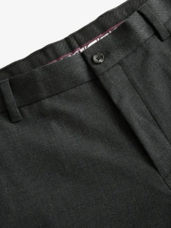 Formele Broek*Next - Normale pasvorm chique broek met wol Antraciet