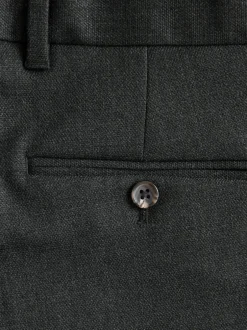 Formele Broek*Next - Normale pasvorm chique broek met wol Antraciet