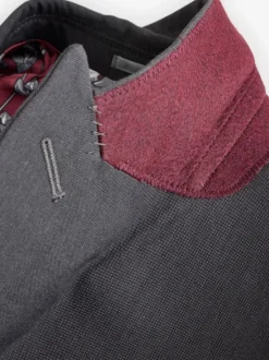 Blazers En Business-Jasjes|Pakken*Next - Normale Pasvorm - Kostuum met twee knopen: colbert Antraciet