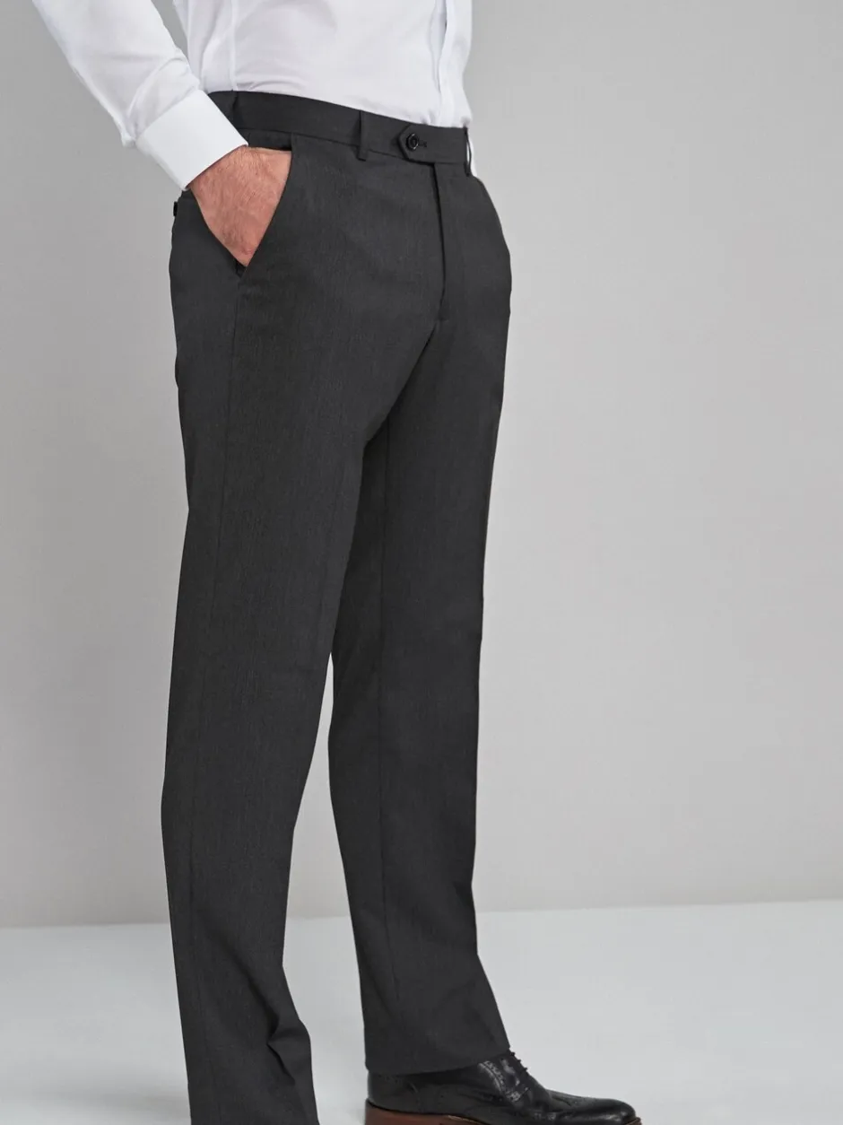 Formele Broek|Broeken En Chino's*Next Antraciet - Normale Pasvorm - Chique stretchy broek
