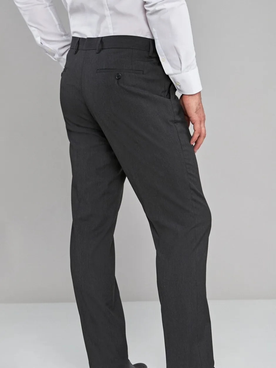 Formele Broek|Broeken En Chino's*Next Antraciet - Normale Pasvorm - Chique stretchy broek