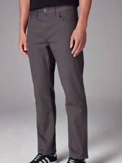 Jeans*Next Antraciet - Rechte, klassieke jeans met stretch
