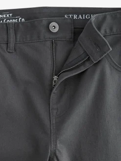 Jeans*Next Antraciet - Rechte, klassieke jeans met stretch