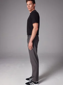 Jeans*Next Antraciet - Rechte, klassieke jeans met stretch