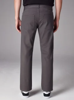 Jeans*Next Antraciet - Rechte, klassieke jeans met stretch