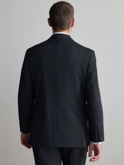 Blazers En Business-Jasjes|Pakken|Next - Regular Fit Signature Nova Fides 100% Italian Wool Suit Jacket Antraciet