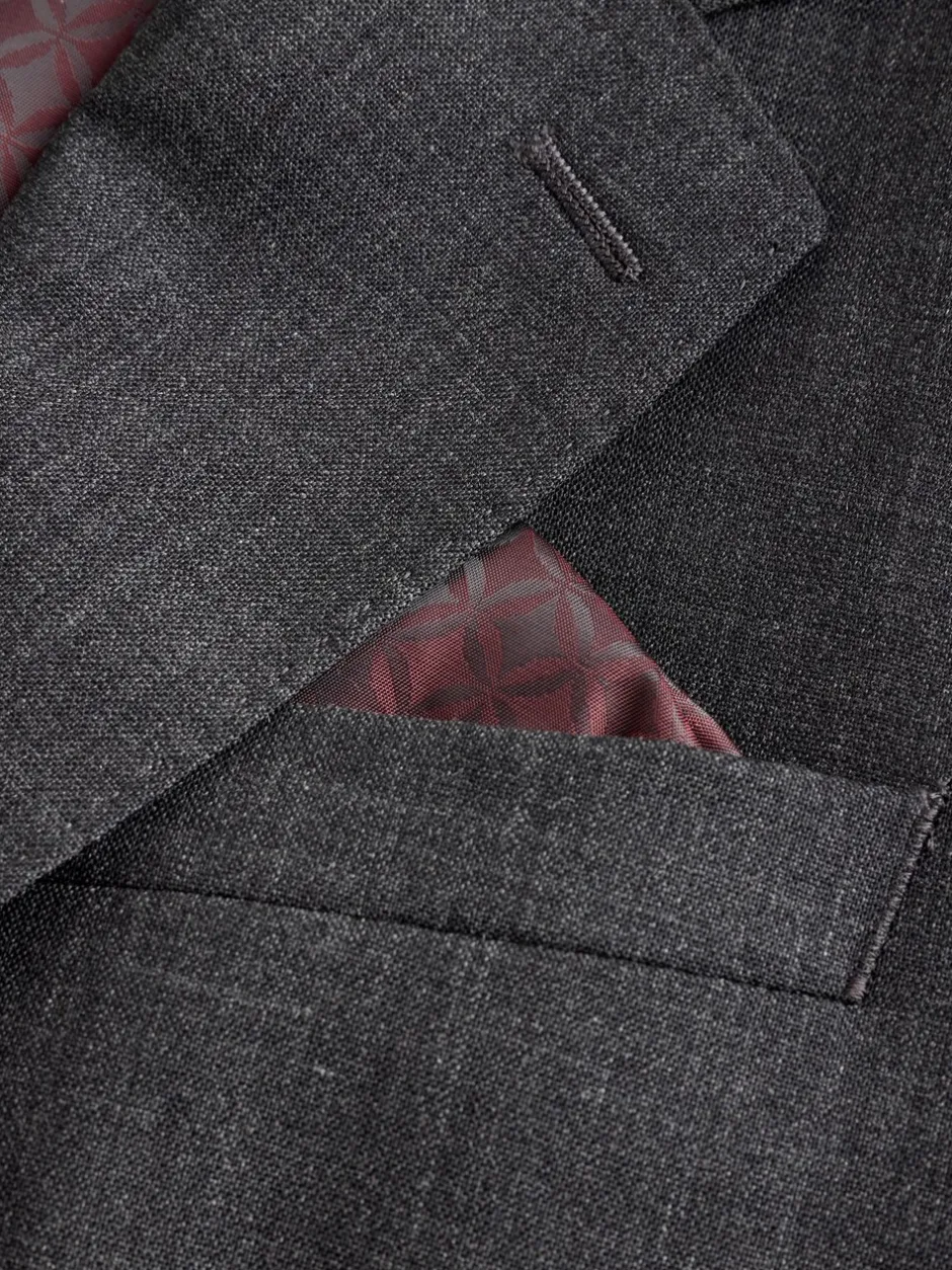 Blazers En Business-Jasjes|Pakken|Next - Regular Fit Signature Nova Fides 100% Italian Wool Suit Jacket Antraciet