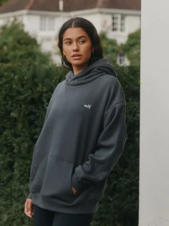 Loungewear|Hoody's En Sweatshirts*self. Antraciet - hoody