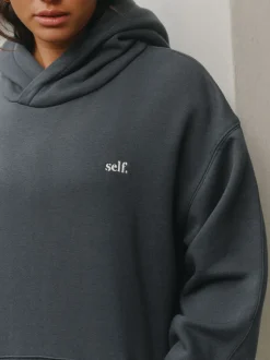 Loungewear|Hoody's En Sweatshirts*self. Antraciet - hoody