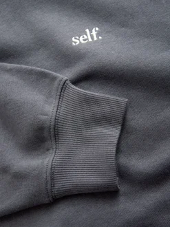 Loungewear|Hoody's En Sweatshirts*self. Antraciet - hoody