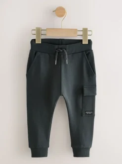 Jeans En Joggingbroeken|Joggingbroeken*Next Antraciet - Skinny utility-joggingbroek (3mnd -7jr)
