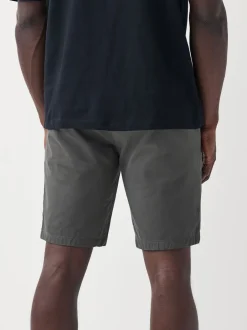 Shorts*Next Antraciet - Slim Fit - Chinoshort met stretch