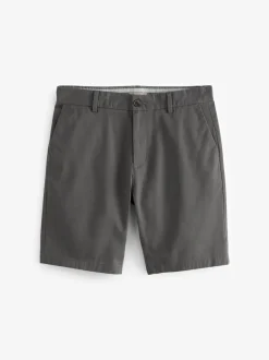 Shorts*Next Antraciet - Slim Fit - Chinoshort met stretch