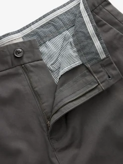 Shorts*Next Antraciet - Slim Fit - Chinoshort met stretch