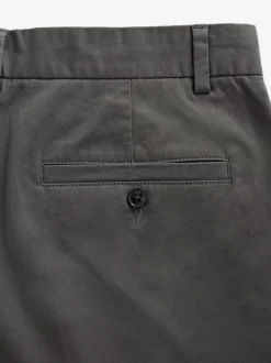 Shorts*Next Antraciet - Slim Fit - Chinoshort met stretch