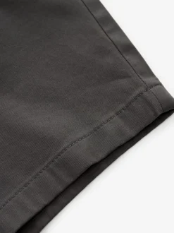 Shorts*Next Antraciet - Slim Fit - Chinoshort met stretch