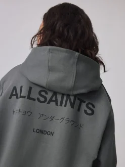 Sweaters En Hoody´S|smALLSAINTS Antraciet - Oversized Underground Pullover Hoodie