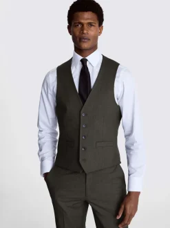 Vesten*MOSS - Standaard - Stretch Suit Waistcoat Antraciet