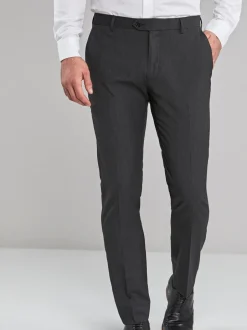 Formele Broek|Broeken En Chino's*Next - Strakke Pasvorm - Chique stretchy broek Antraciet