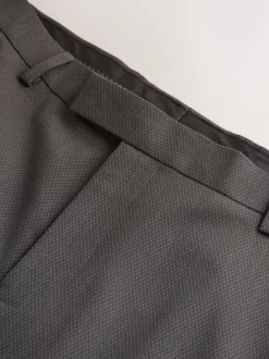 Smokings En Feestkleding*Next Antraciet - Strakke Pasvorm - Pantalon in smokingstijl