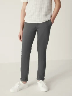Broeken En Chino's*Next Antraciet - Stretchy chino's (3-17jr)