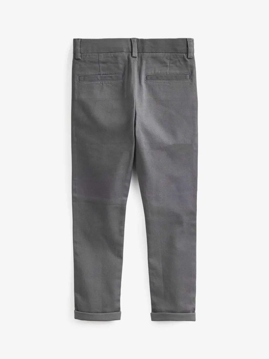 Broeken En Chino's*Next Antraciet - Stretchy chino's (3-17jr)