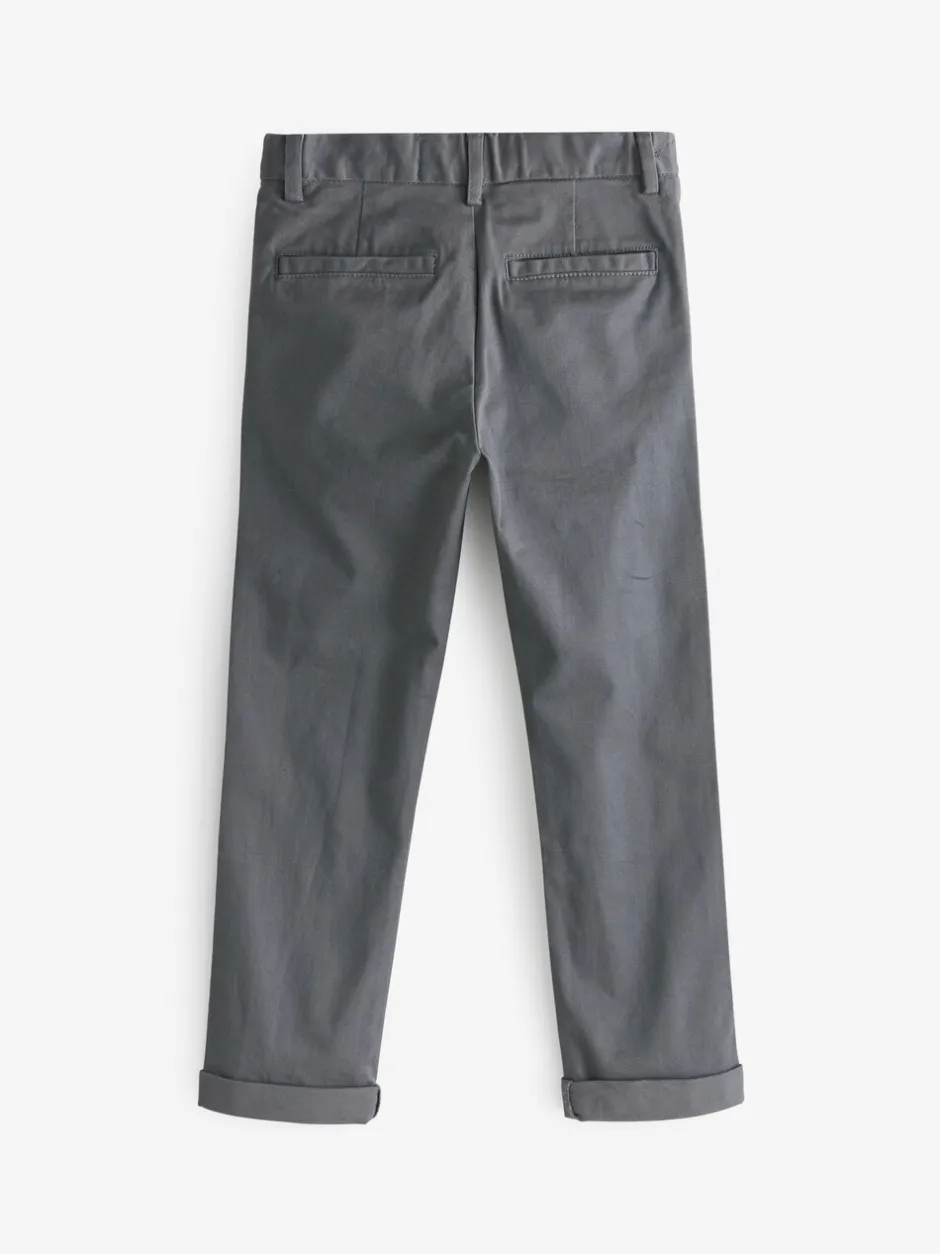 Broeken En Chino's*Next Antraciet - Stretchy chino's (3-17jr)