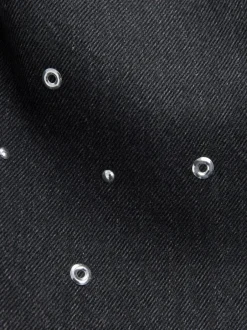 Jeans|Next Antraciet - Stud Embellished Wide Leg Jeans (3-16yrs)