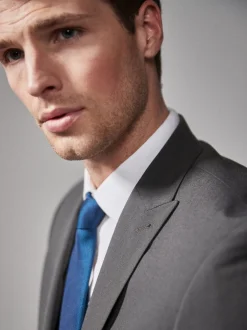 Blazers En Business-Jasjes|Pakken*Next - Tailored fit - Kostuum met twee knopen: colbert Antraciet