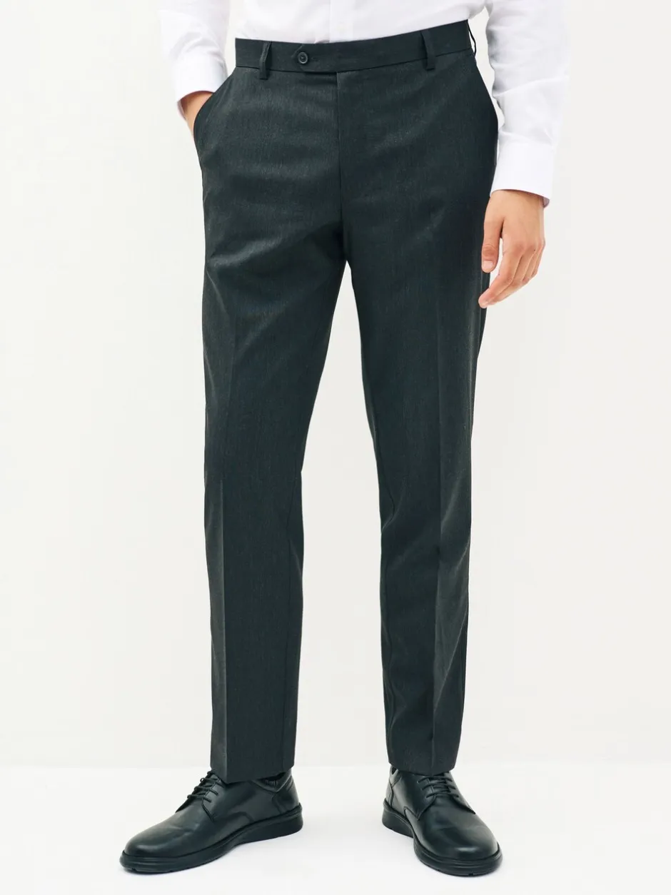 Formele Broek|Next - Tailored fit - Chique stretchy broek Antraciet