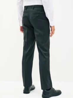 Formele Broek|Next - Tailored fit - Chique stretchy broek Antraciet