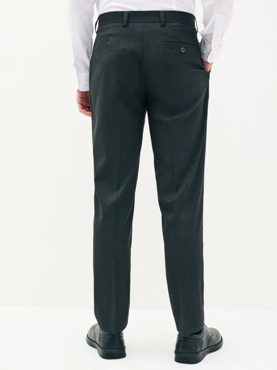 Formele Broek|Next - Tailored fit - Chique stretchy broek Antraciet