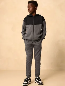 Joggingbroeken|Sweaters En Hoody´S*Next - Tech Sportswear Hoodie and Joggers Set Antraciet