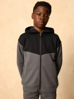 Joggingbroeken|Sweaters En Hoody´S*Next - Tech Sportswear Hoodie and Joggers Set Antraciet