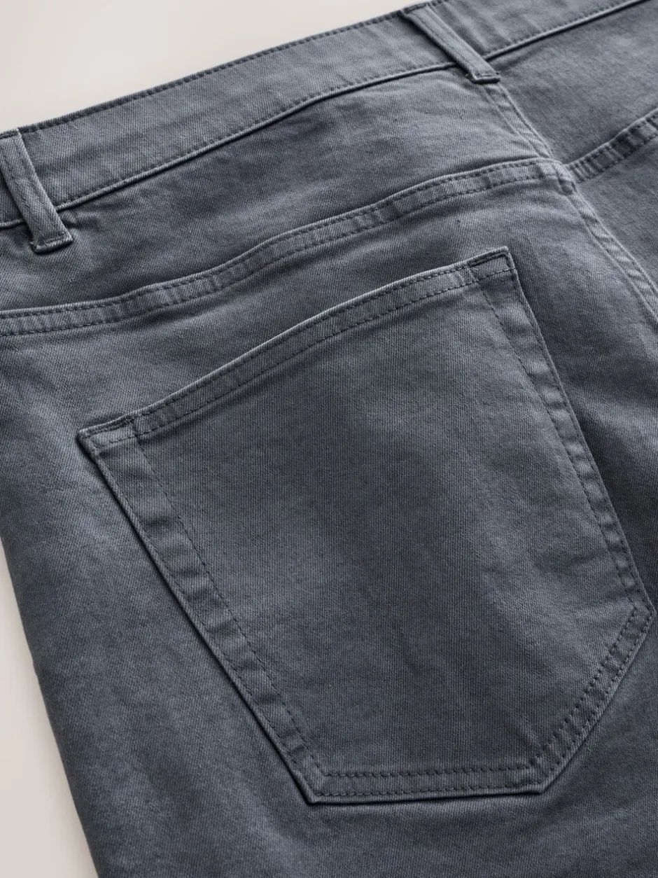 Jeans|Next Antracietgrijs - Klassieke stretchjeans met standaard taps toelopende pasvorm