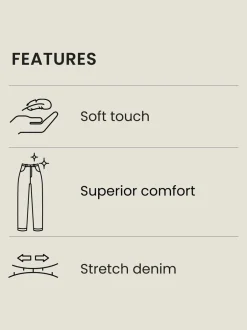 Jeans*Next Antracietgrijs - Slim Fit - Comfortabele stretchjeans
