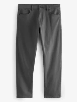 Jeans*Next Antracietgrijs - Slim Fit - Comfortabele stretchjeans