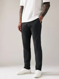 Formele Broek|Broeken En Chino's*Next Antracietgrijs - Slim Fit - Stretchy chino