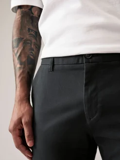 Formele Broek|Broeken En Chino's*Next Antracietgrijs - Slim Fit - Stretchy chino
