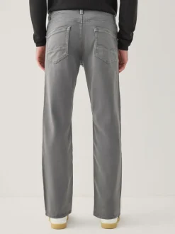 Jeans|Next - Straight fit - Comfortabele stretchjeans Antracietgrijs