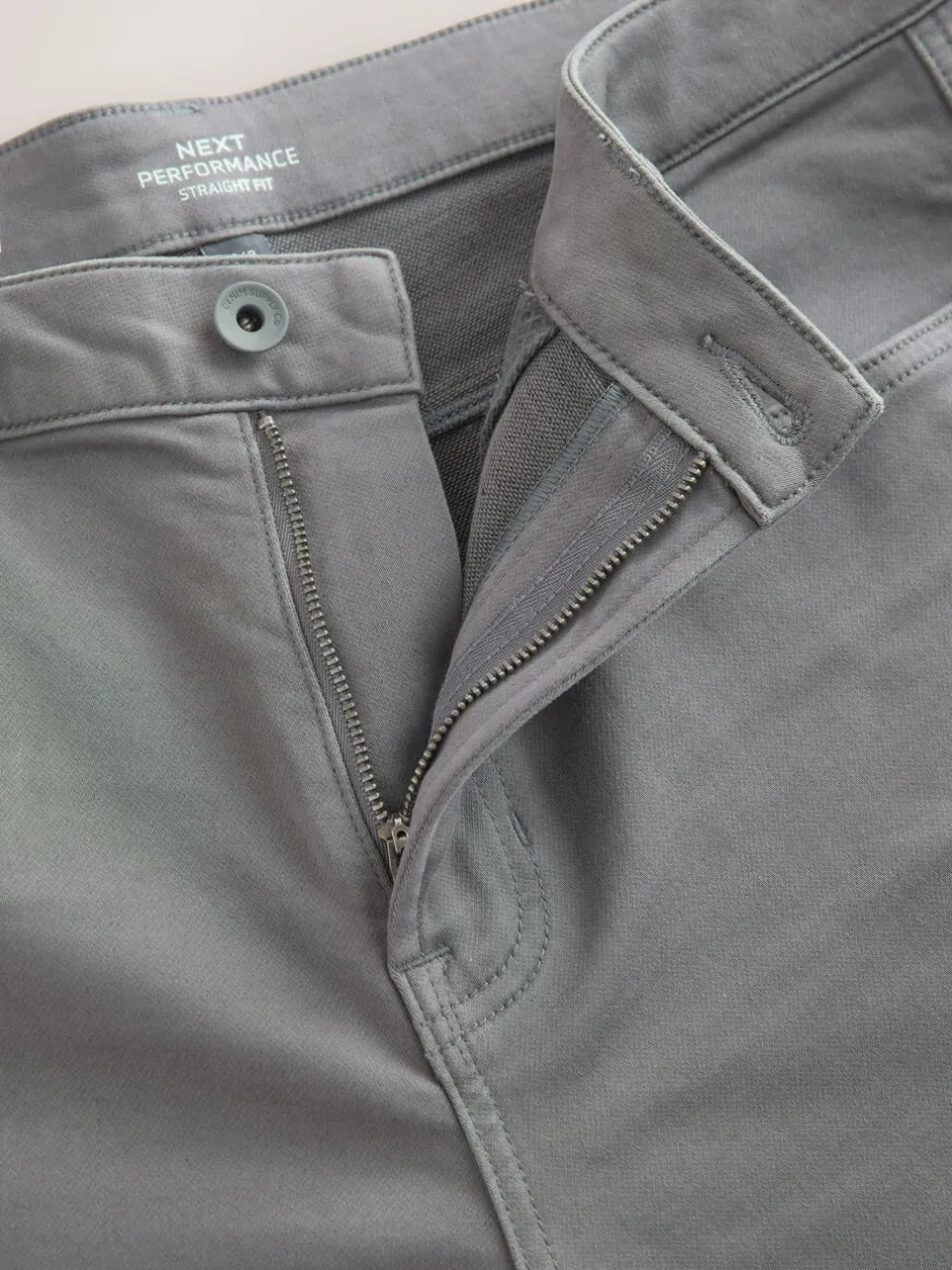 Jeans|Next - Straight fit - Comfortabele stretchjeans Antracietgrijs