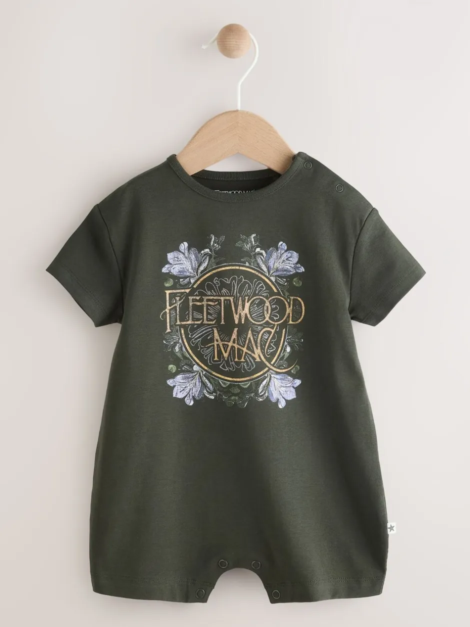 Rompertjes En Tuinbroeken|Next - Band baby-romper Antracietgrijs Fleetwood Mac