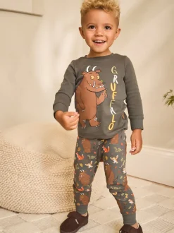Pyjama's|Nachtkleding En Pyjama's*Next Antracietgrijs/bruin Gruffalo - Knus Pyjama's met enkele licentie (9mnd-9jr)