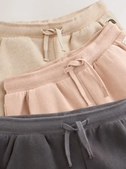 Jeans En Joggingbroeken|Broeken En Leggings*Next - Verpakking van 3 joggingbroeken (3mnd-7jr) Antraciet/room/bruin