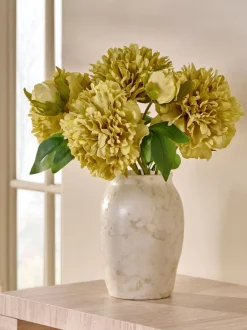 Kunstbloemen*Next Artificial Blousy Peony (2 Stems)