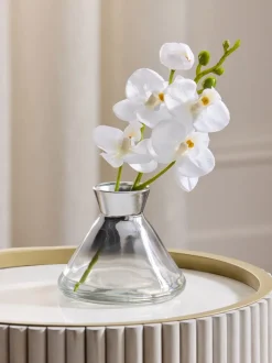Kunstbloemen*Next Artificial Orchid In Small Glass Vase
