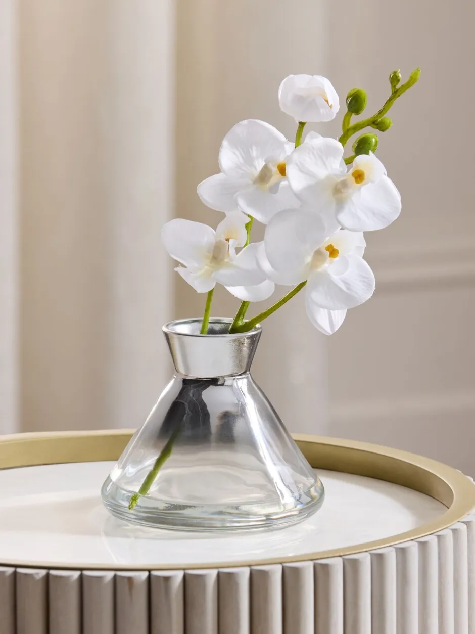 Kunstbloemen*Next Artificial Orchid In Small Glass Vase