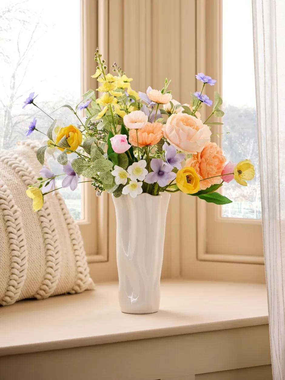 Kunstbloemen|Next Artificial Spring Floral Arrangement in Ceramic Vase