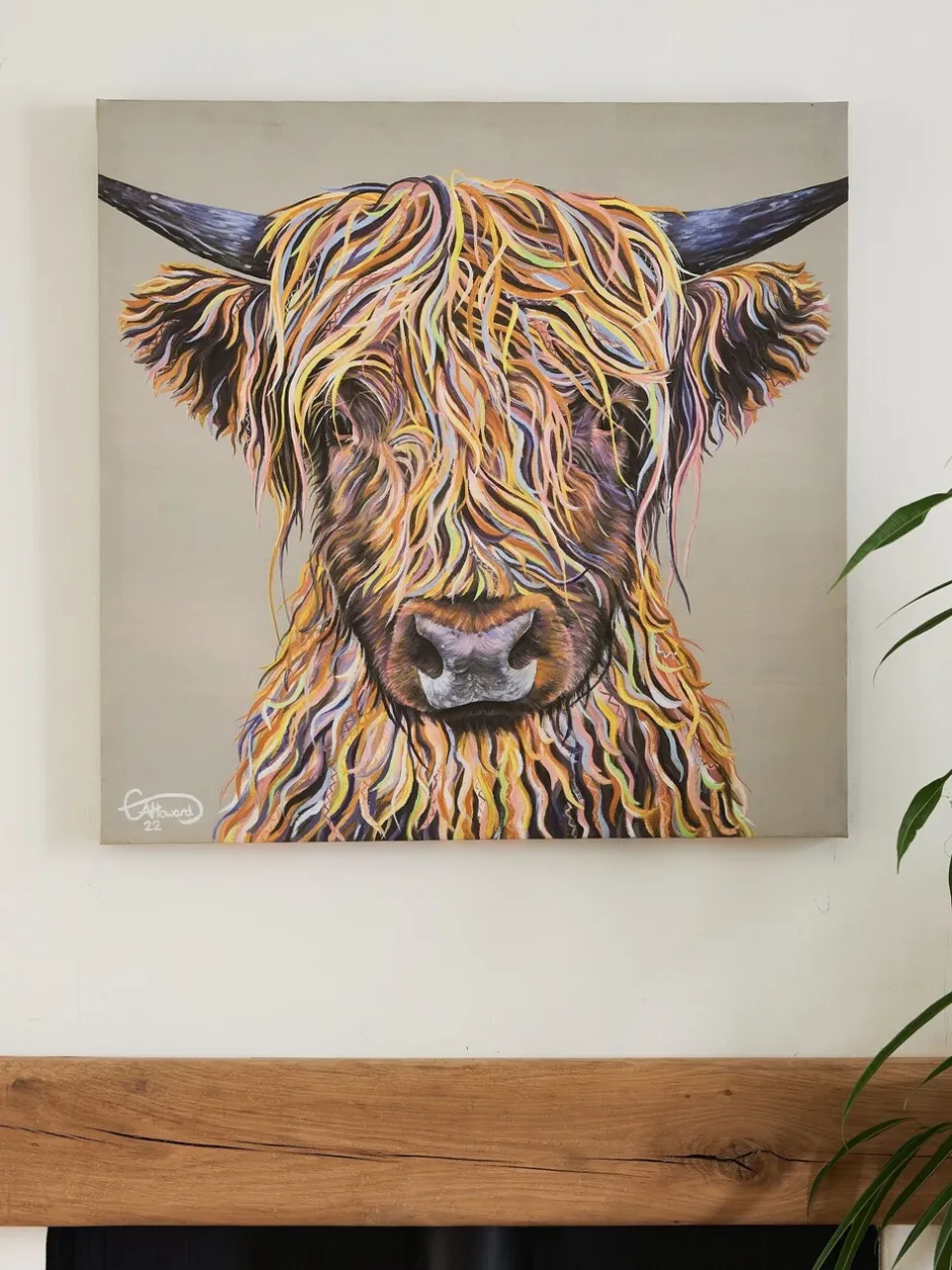 Canvassen En Kunst Voor Aan De Wand*Next Artist Collection wanddecoratie Harry The Highland Cow van Emily Howard