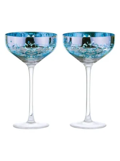 Glas|Artland set van 2 filigraan champagneglazen